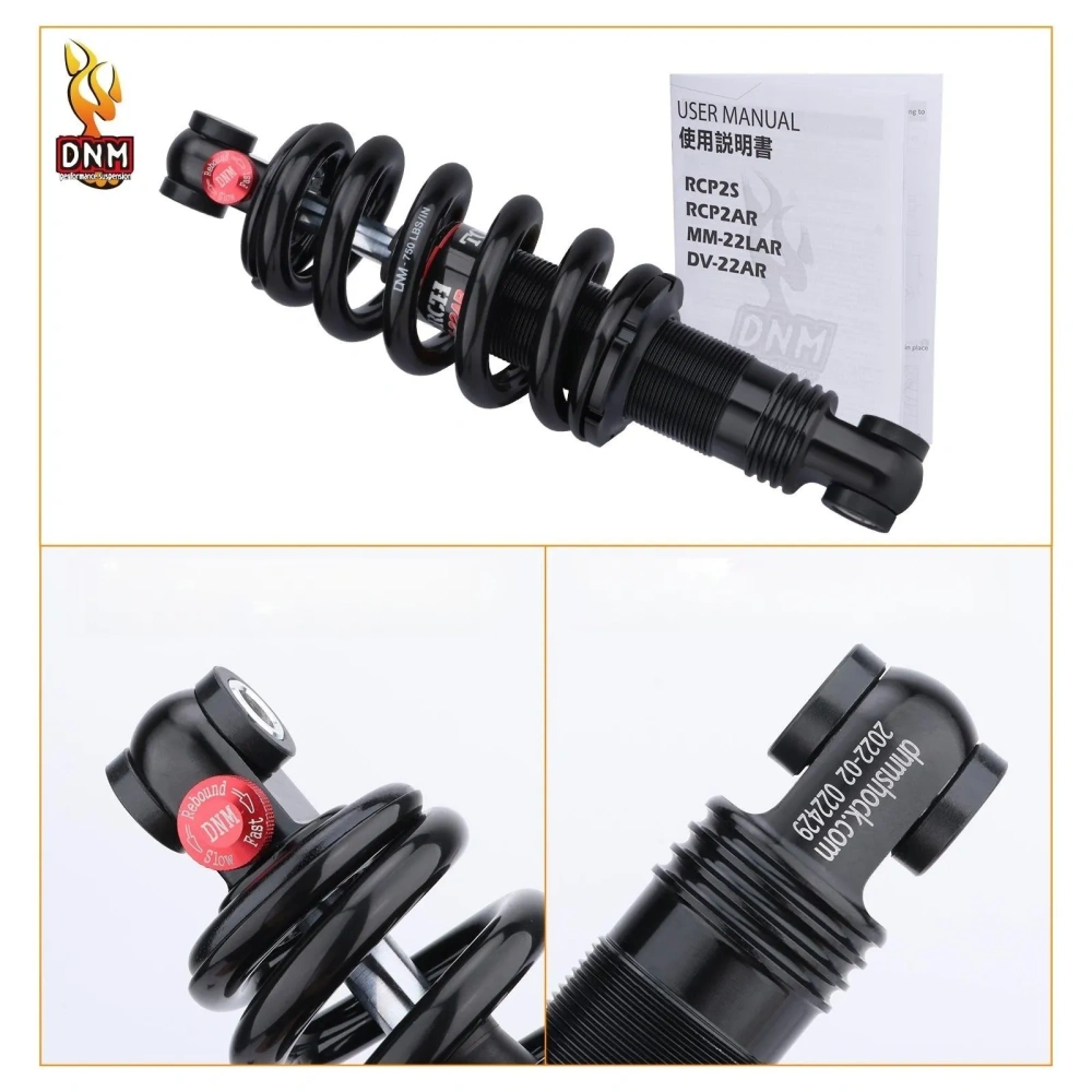 DNM DV-22AR Bike Shock with Damping Adjustment Multi-stage Adjustable 190mm/200mm For Mountain Bike Riding Parts Original