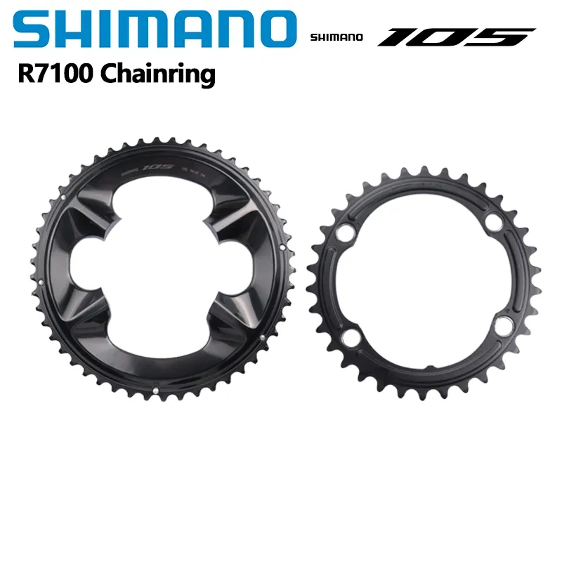 Shimano 105 R7100 12Speed Chainring 50T 34T 50-34T 12s For R7100 R8100 Road Bike Bicycle Original Crown