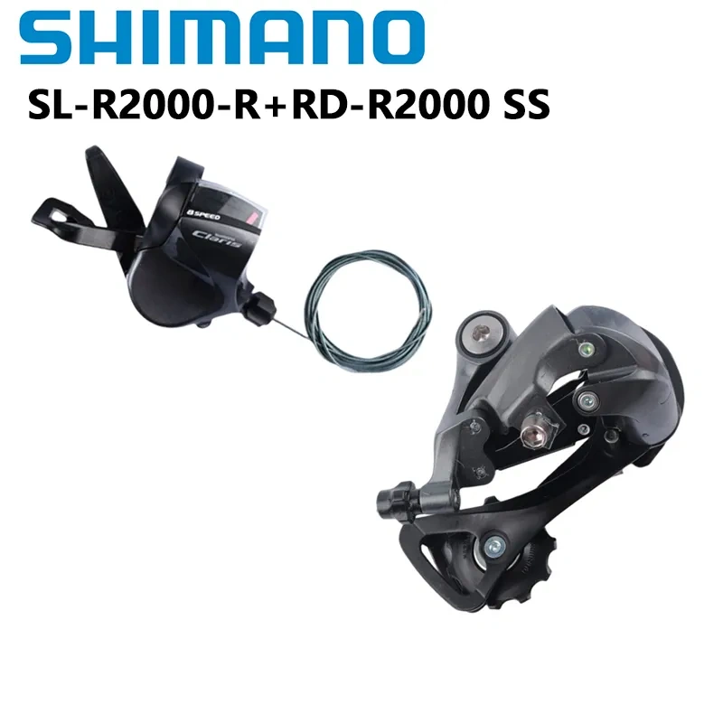 SHIMANO Claris R2000 8s SL-R2000 2400 RD-R2000 SS/GS Right Shift Lever Rear Derailleur Flat Bar Road Bike Bicycle Accessories