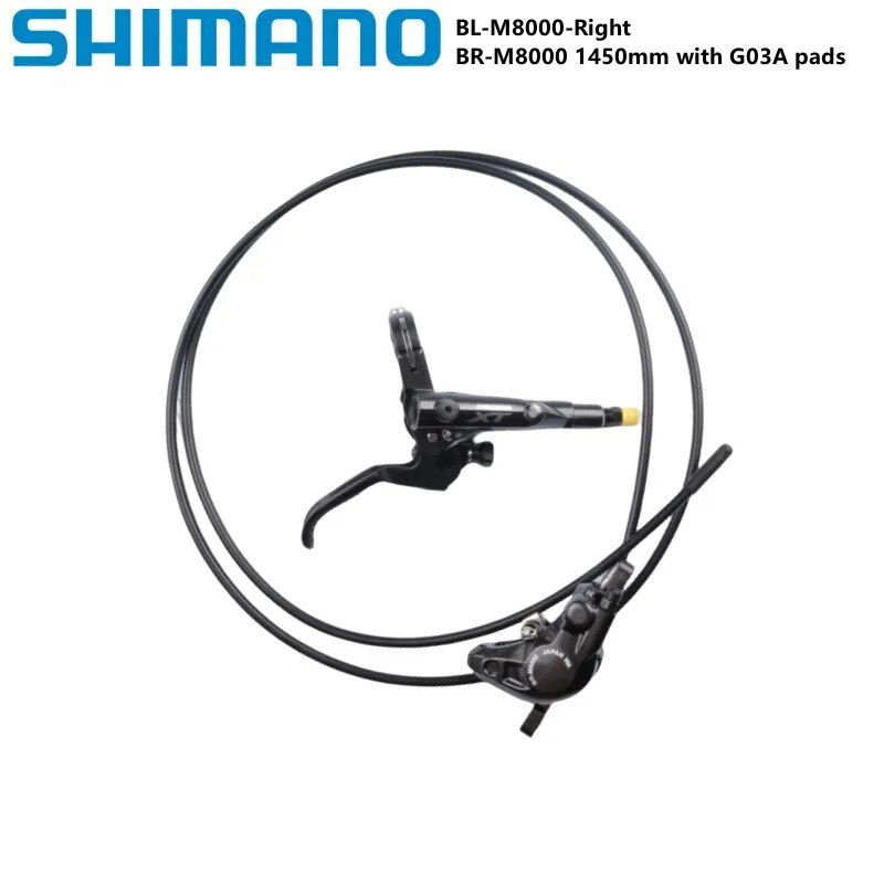 Shimano M8100 M8000 Brake Right Front 800MM Right Rear 1450MM Split Brake 1PCS Bh90 Cable With J05A J03A Pads Brake For MTB Bike