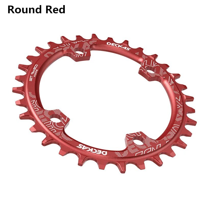 Deckas Round Oval 96BCD Chainring MTB 96bcds 32T 34T 36T 38T 40T 42T 44T 46T 48T Asymmetric Crown For M7000 M8000 M4100 M5100
