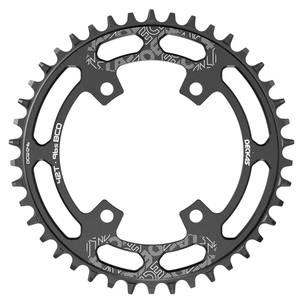 Deckas Round Oval 96BCD Chainring MTB 96bcds 32T 34T 36T 38T 40T 42T 44T 46T 48T Asymmetric Crown For M7000 M8000 M4100 M5100