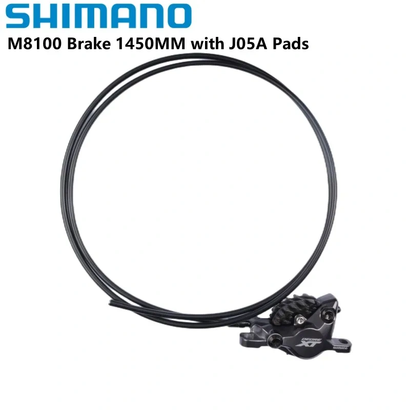 Shimano M8100 M8000 Brake Right Front 800MM Right Rear 1450MM Split Brake 1PCS Bh90 Cable With J05A J03A Pads Brake For MTB Bike