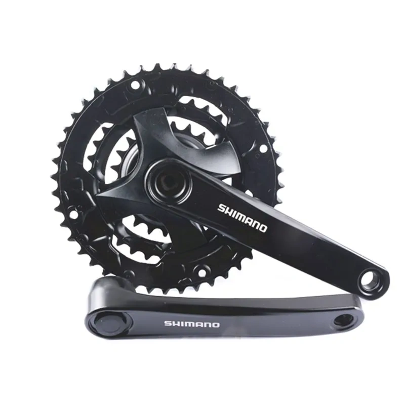 Shimano ALIVIO FC-MT101 Mountain Bike Bicycle Crankset 3×9 Speed 170mm 40-30-22T With Shimano Square Hole 122.5 Bottom Bracket