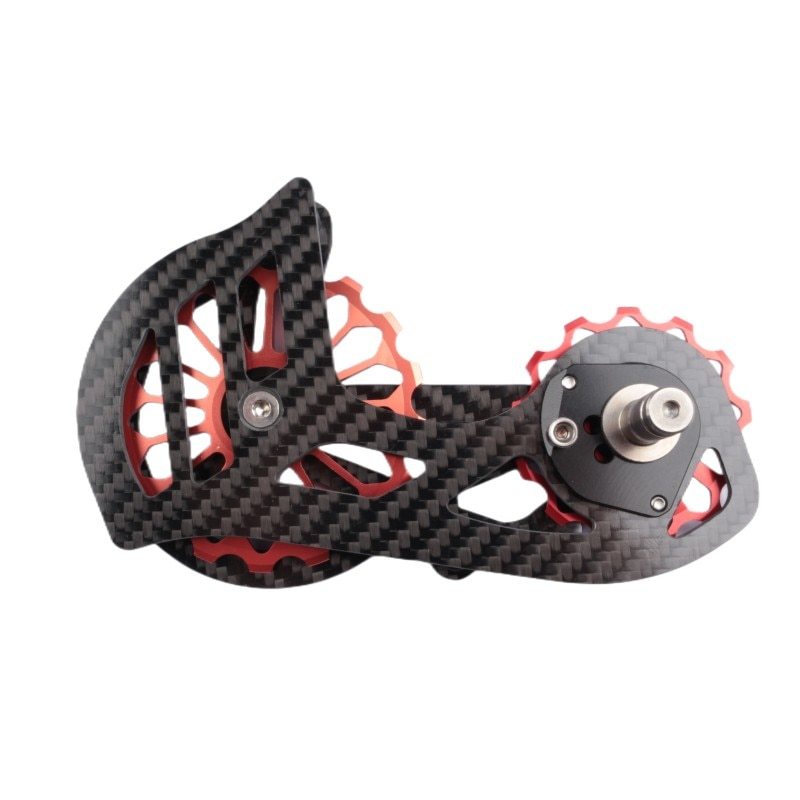 Bicycle Carbon Fiber Ceramic Rear Derailleur 17T Pulley Guide Wheel For Shimano 6800 R7000 R8000 R9100 R9000 Bike Accessories
