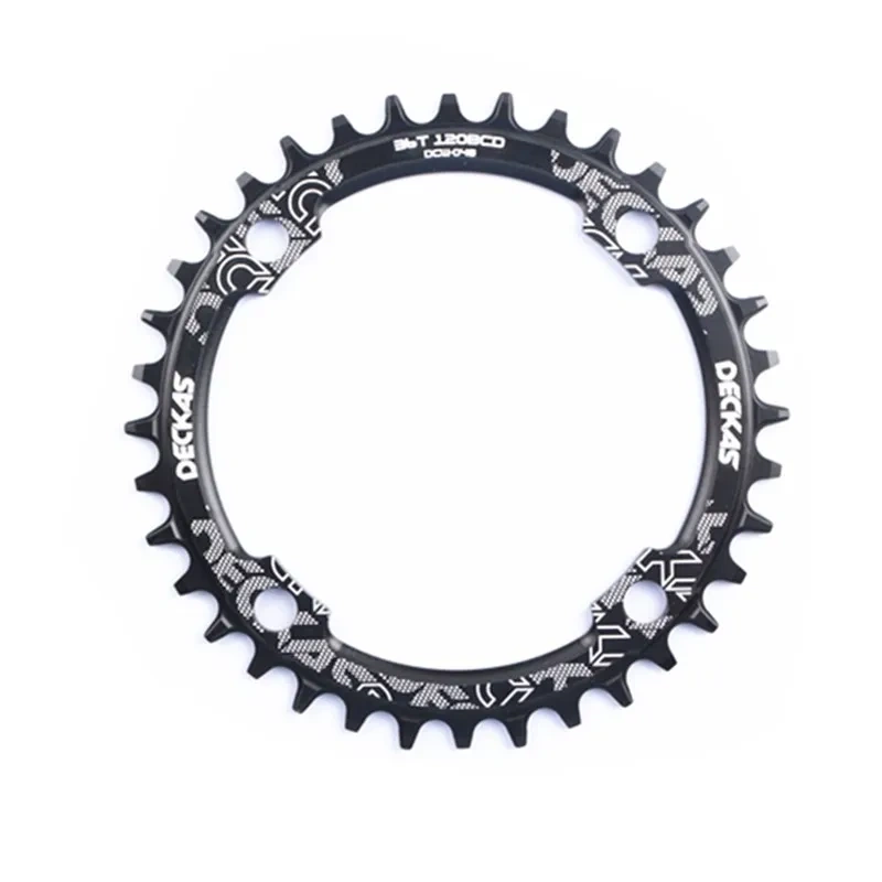 DECKAS 120BCD  36T/38/40/42/44T Mountain Bicycle Crank Chainwheel Aluminum Chainring Hollow Repair Suitable BCD 120mm