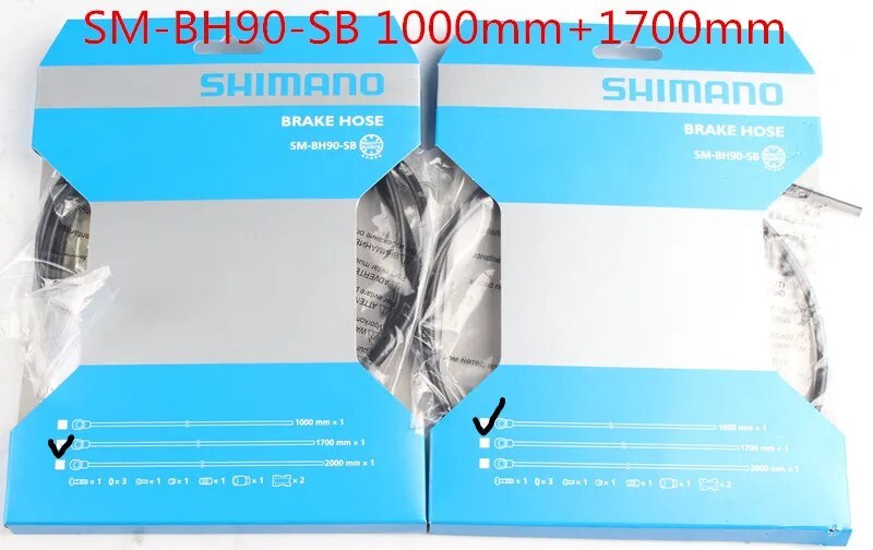 Shimano SM-BH90-SB SM-BH90-SS Brake Hose M395 M596 M615 M8000 M9000 XT XTR Disc Brake Hose Kit 1000mm 1700mm bh90-ss bh-90-sb