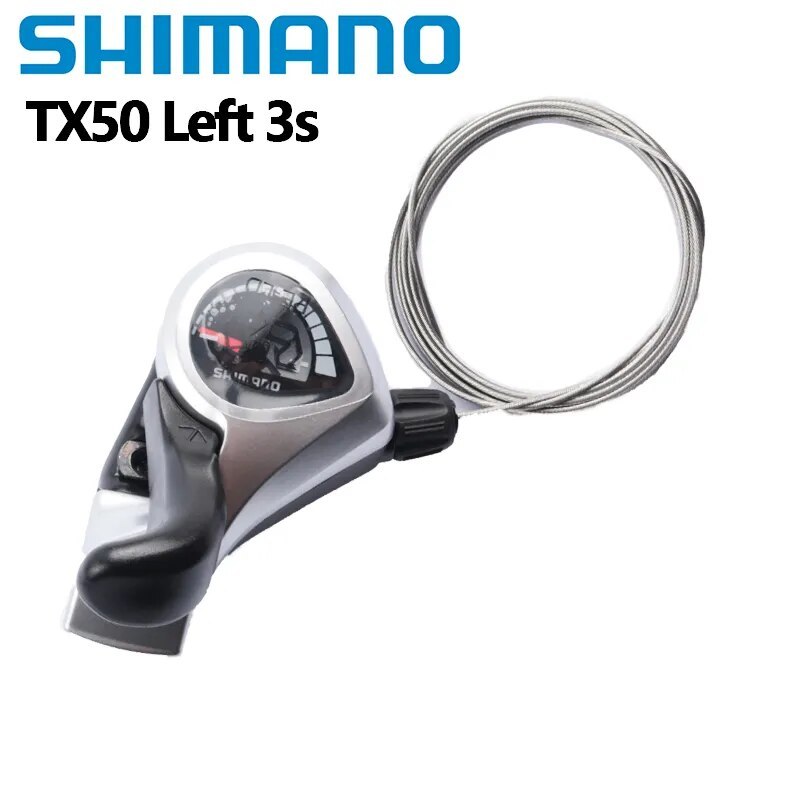 Shimano Tourney TX50 Thumb Shifter Gear Lever 3 6 7 18 21 Speed MTB For Mountain Bike Thumb Shifter Plus