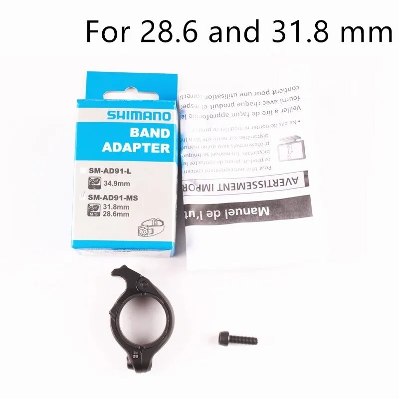 SHIMANO SM AD91 MS AD91 L Front Derai Front Derailleur Band Adapter Road Bike 28.6mm 31.8mm 34.9mm With Original Box