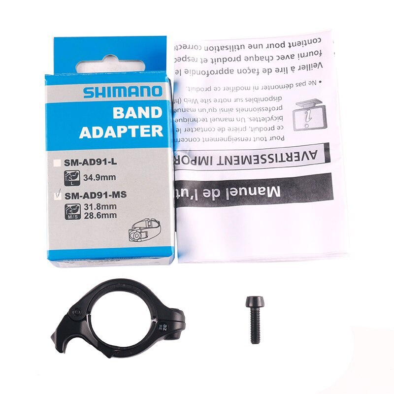 SHIMANO SM AD91 MS AD91 L Front Derai Front Derailleur Band Adapter Road Bike 28.6mm 31.8mm 34.9mm With Original Box