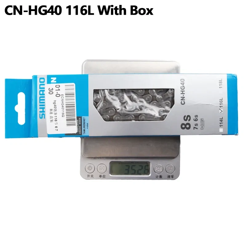 SHIMANO CN HG40 6/7/8 Speed Chain 112L 116L 118L Link For ROAD Bicycle Bike Original Shimano Chain