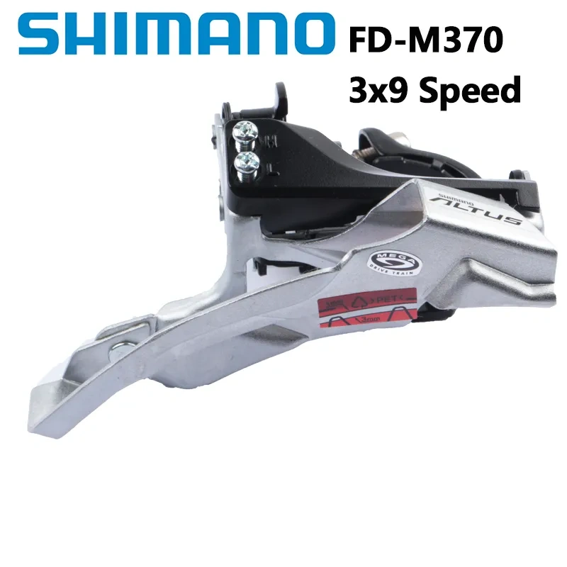 Shimano ALTUS M370 Rear Derailleur SGS 9s FD M370 31.8mm Clamp 3x9 Speed Bicycle Derailleur For MTB Mountain Bike Bicycle Part