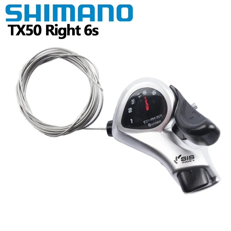Shimano Tourney TX50 Thumb Shifter Gear Lever 3 6 7 18 21 Speed MTB For Mountain Bike Thumb Shifter Plus