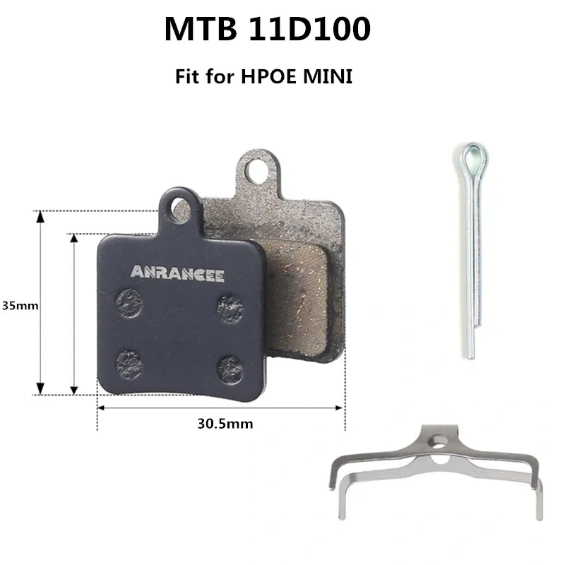 Anrancee Disc Brake Pad Resin For Shimano MTB Road Bike Xiaomi e-bike For HPOE  ZOOM AVID  For MAGURA  HAYES  FORMULA Brake Pads