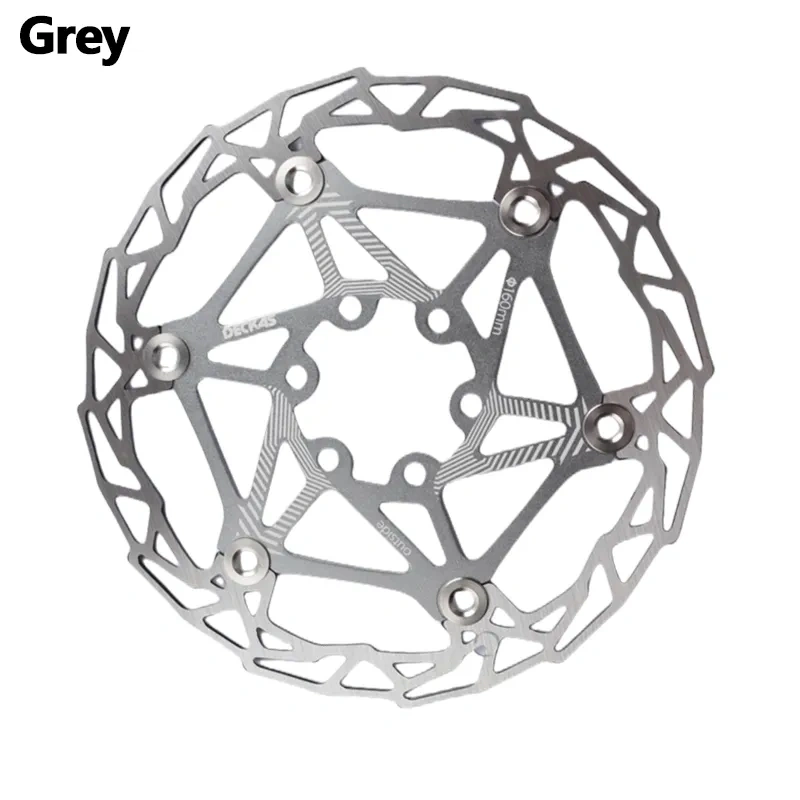 DECKAS Ultra light MTB Mountain Bike Brake Disc Float Floating Pads 160mm 180mm 6 Bolt Rotors Parts Bicycling Accessories
