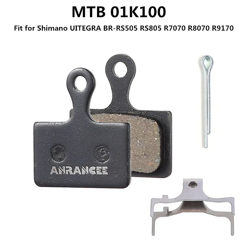 Anrancee Disc Brake Pad Resin For Shimano MTB Road Bike Xiaomi e-bike For HPOE  ZOOM AVID  For MAGURA  HAYES  FORMULA Brake Pads