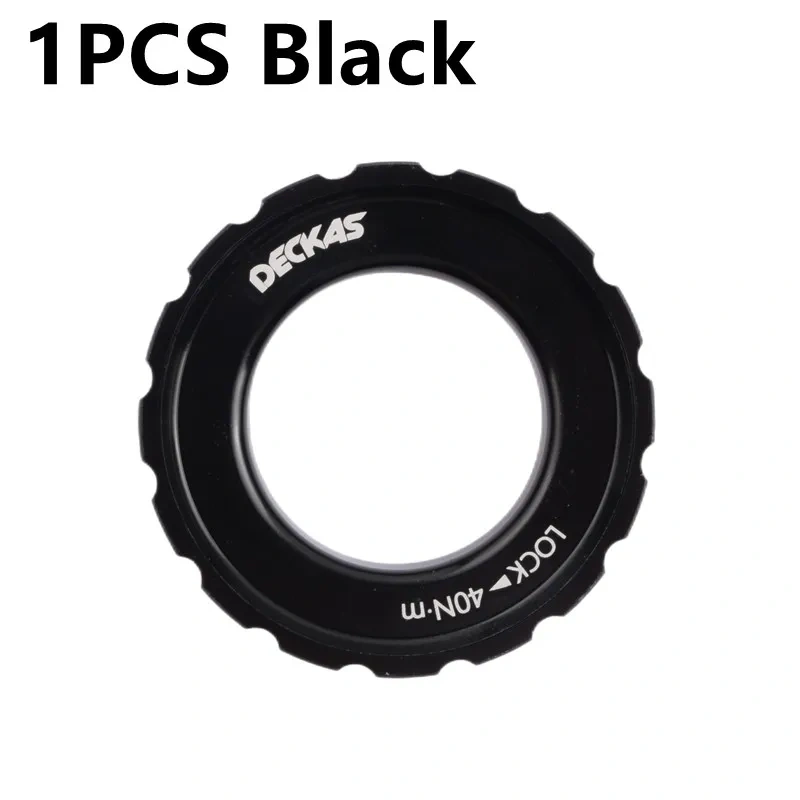 Deckas Center Lock Rotor For MTB Mountain Bicycle Middle Lock Cover Barrel Shaft Black Red Orange Green Blue Purple Grey 1PCS