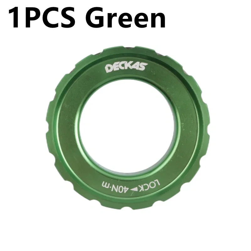 Deckas Center Lock Rotor For MTB Mountain Bicycle Middle Lock Cover Barrel Shaft Black Red Orange Green Blue Purple Grey 1PCS
