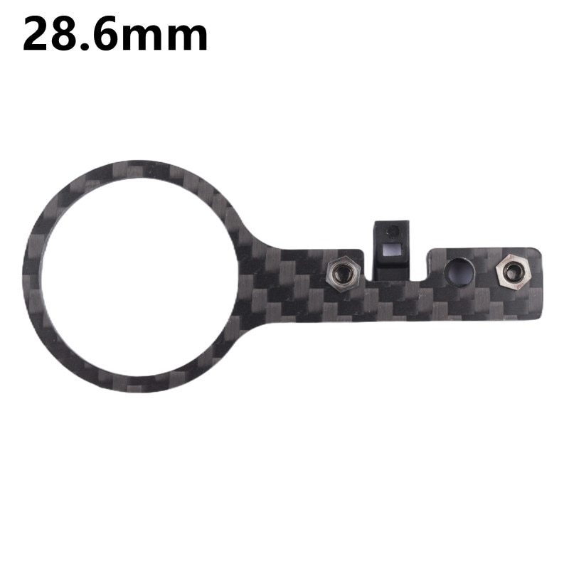 Di2 Controller Bracket EW90A EW90B Carbon Fiber Nylon Inner Diameter 28.6mm 31.8mm 1PCS 0 ° Bracket For Shimano EW90A/B