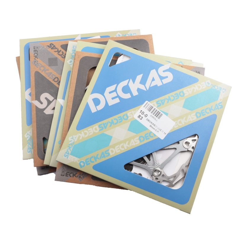 DECKAS Ultra light MTB Mountain Bike Brake Disc Float Floating Pads 160mm 180mm 6 Bolt Rotors Parts Bicycling Accessories