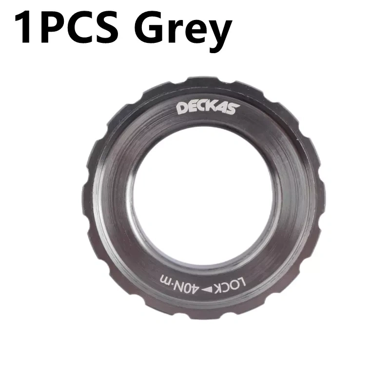 Deckas Center Lock Rotor For MTB Mountain Bicycle Middle Lock Cover Barrel Shaft Black Red Orange Green Blue Purple Grey 1PCS