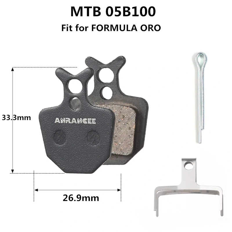 Anrancee Disc Brake Pad Resin For Shimano MTB Road Bike Xiaomi e-bike For HPOE  ZOOM AVID  For MAGURA  HAYES  FORMULA Brake Pads