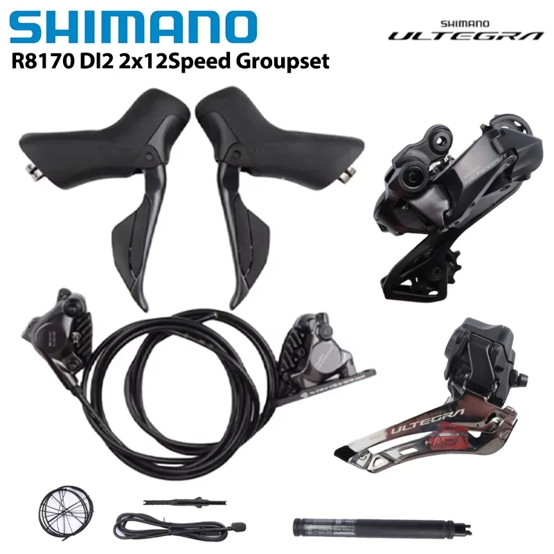 SHIMANO ULTEGRA R8170 Di2 Mini Electronic Part 2x12S R8150 Front Rear Derailleur Hydraulic Disc Brake Road Bicycle