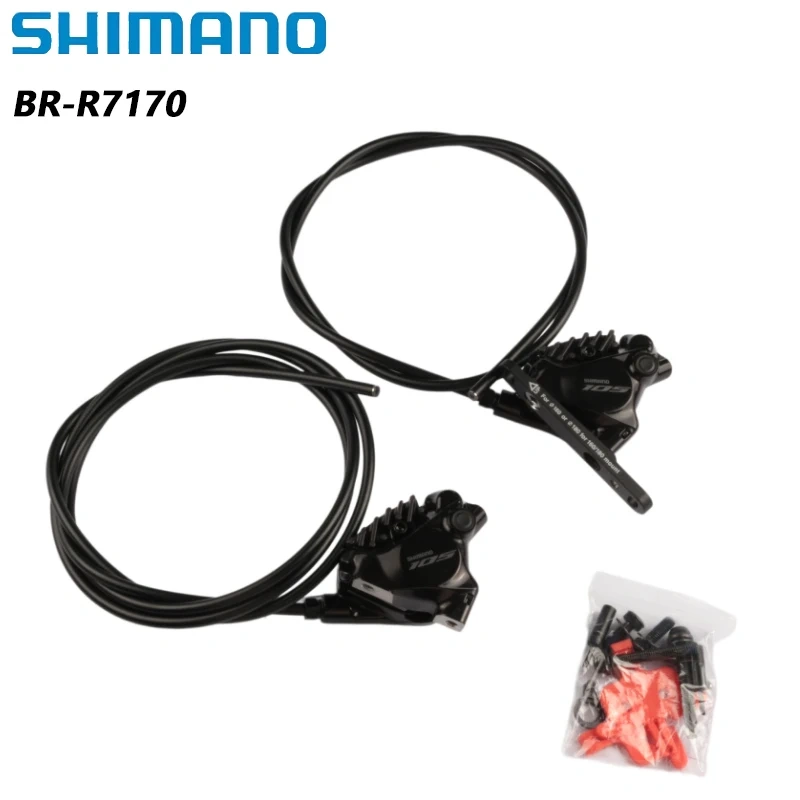 SHIMANO 105 BR-R7170 Hydraulic Disc Brake Front Rear 850/1450mm 900/1600mm with L05A For Road Bike parts Original