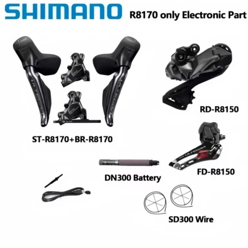Shimano R8170 ULTEGRA Di2 Electronic Part 2x12S R8150 Front Rear Derailleur Hydraulic Disc Brake Road Bicycle Di2 Set