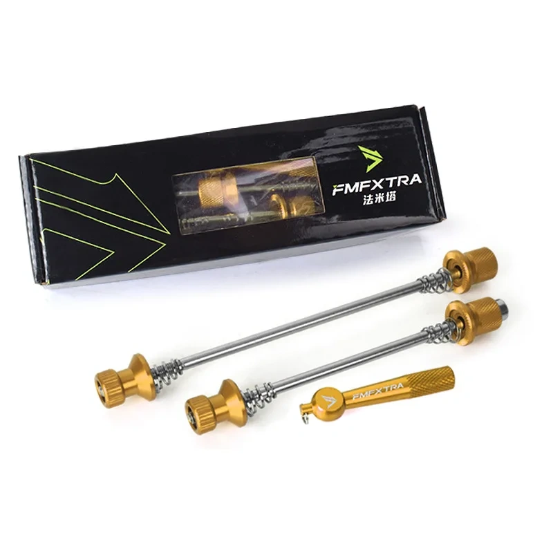 FMFXTRA Bicycle Anti-theft Hub Quick Release Lever High-strength Steel Shaft Lightweight And Portable