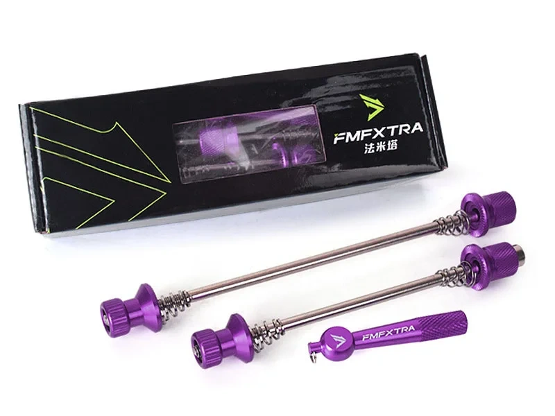 FMFXTRA Bicycle Anti-theft Hub Quick Release Lever High-strength Steel Shaft Lightweight And Portable