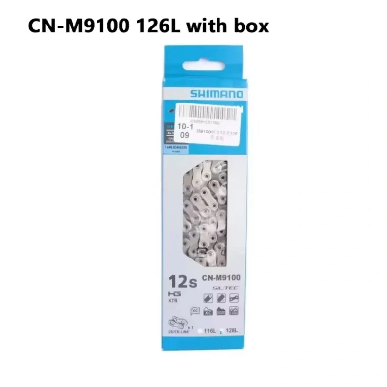 SHIMANO XTR CN-M9100  HG 12Speed 114L/126L HYPERGLIDE+ Chain 12s Bicycle Original Chain Bike Chain