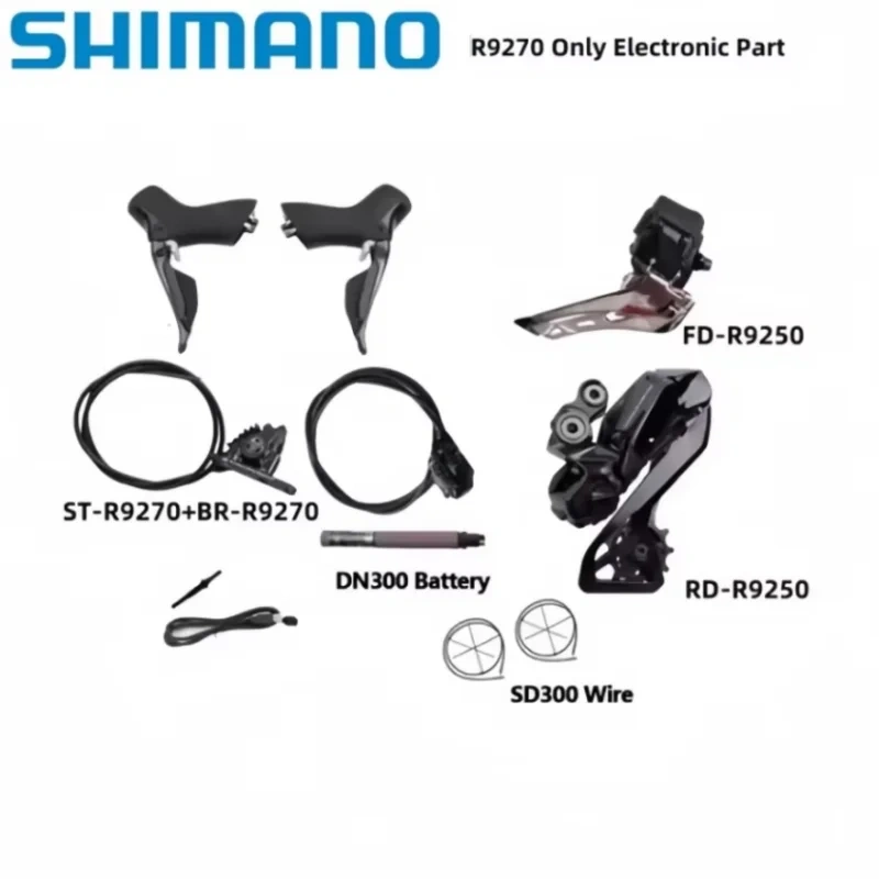 Shimano Dura ace Di2 R9270 Groupset Only Electronic Part 2x12S R9250 Front/Rear Derailleur ST BR-R9270 Road Bicycle Di2 Set
