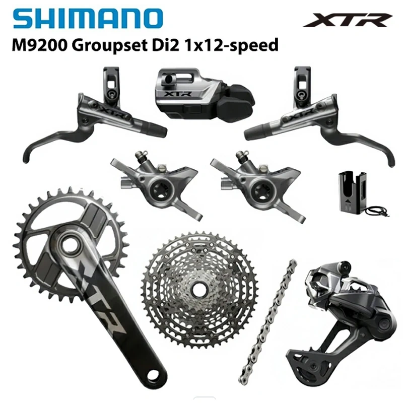 SHIMANO XTR M9200 Groupset DI2 1X12 Speed SW-M9250 I-Spec EV BL BR M9200 For MTB Mountain Bike Original Accessories