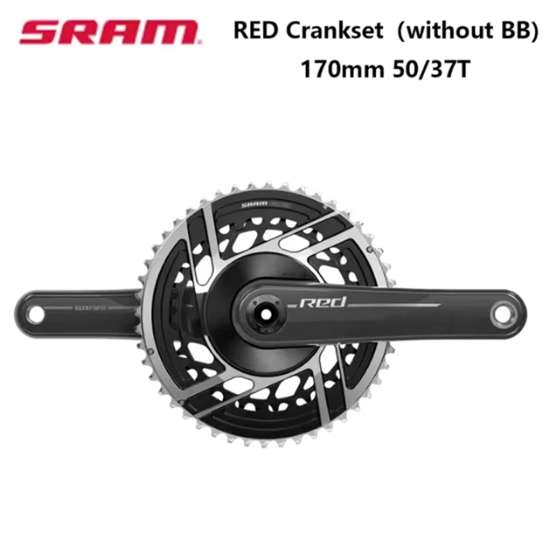 SRAM RED Crankset FC-RED-E1 2x12S Mountain Bike Crankset 170mm 50/37t 8-Bolt Direct Mount