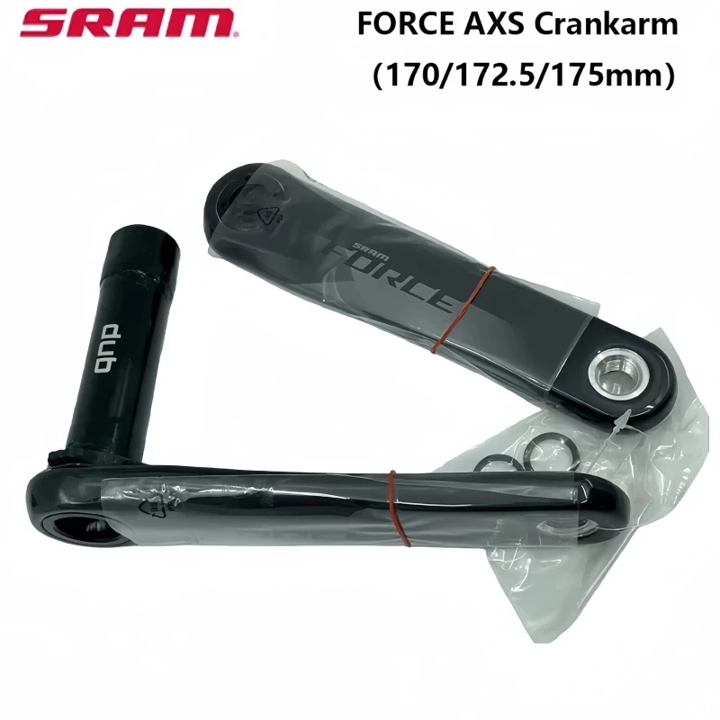 SRAM Force D1 AXS Crankarm Assembly 8-Bolt Direct Mount DUB Gloss Carbon-Aluminium 170/172.5/175mm Road Bicycle Crank Assembly