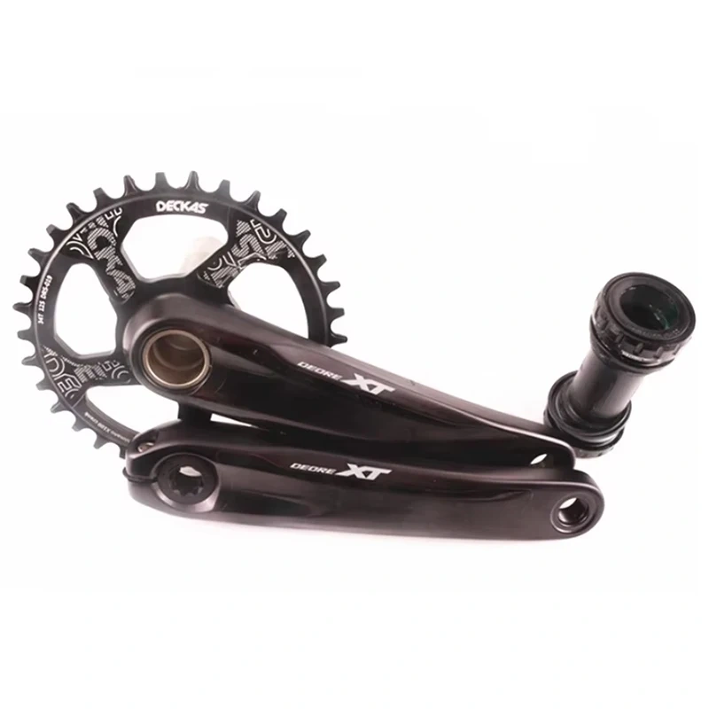 SHIMANO XT M8100 12s MTB Crankset Mountain Bike Bicycle1x12 Speed 170mm175mm Deckas Chainring 32T 34T 36T MT801 Bottom Bracket
