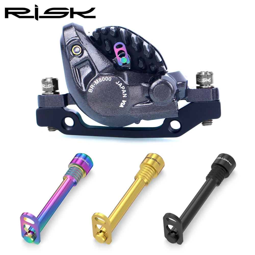 RISK Mountain Bike Oil Disc Brake Insert Screw Titanium Alloy XT XTR Disc Brake Clamp Fixing Screw