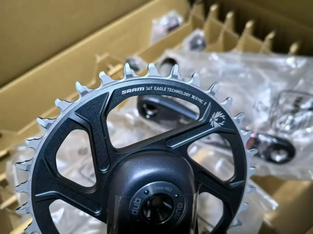 SRAM X01 Eagle DUB Crankset Carbon Crank Arm Mountain Bicycle Chainwheel 175mm 34T
