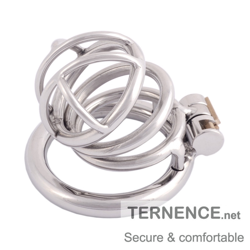 TERNENCE Medical Grade Stainless Chastity Device Male Cock Cage Adult Game Sex Toy