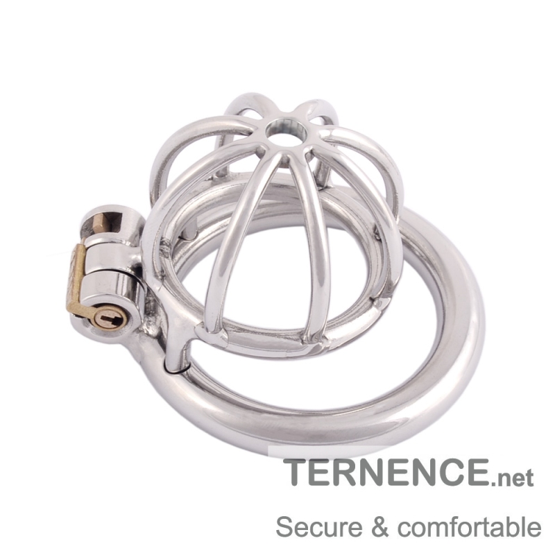 TERNENCE Metal Male Chastity Device Small 304 Steel Stainless Comfortable Cock Cage Adult Game Sex Toy