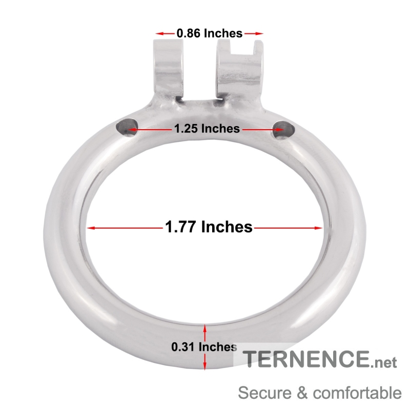 TERNENCE Stainless Chastity Device Base Ring Male Cock Cage Spares