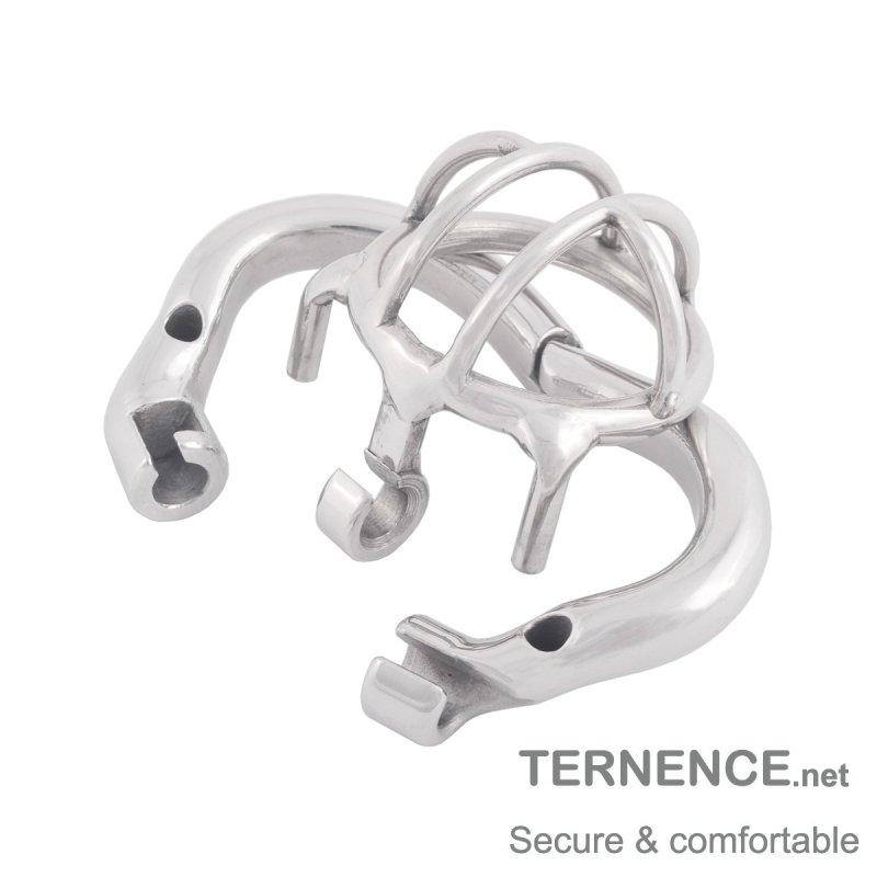 TERNENCE Ergonomic Design Stainless Chastity Device Cock Cage Base Ring Male Spares
