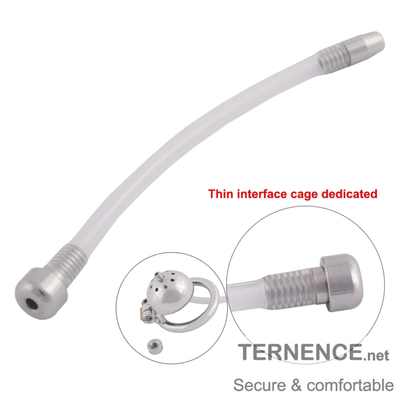 TERNENCE Stainless Steel Male Chastity Device Accessories 8mm Silicone Tubing (0.5mm Cage Silicone Tube)