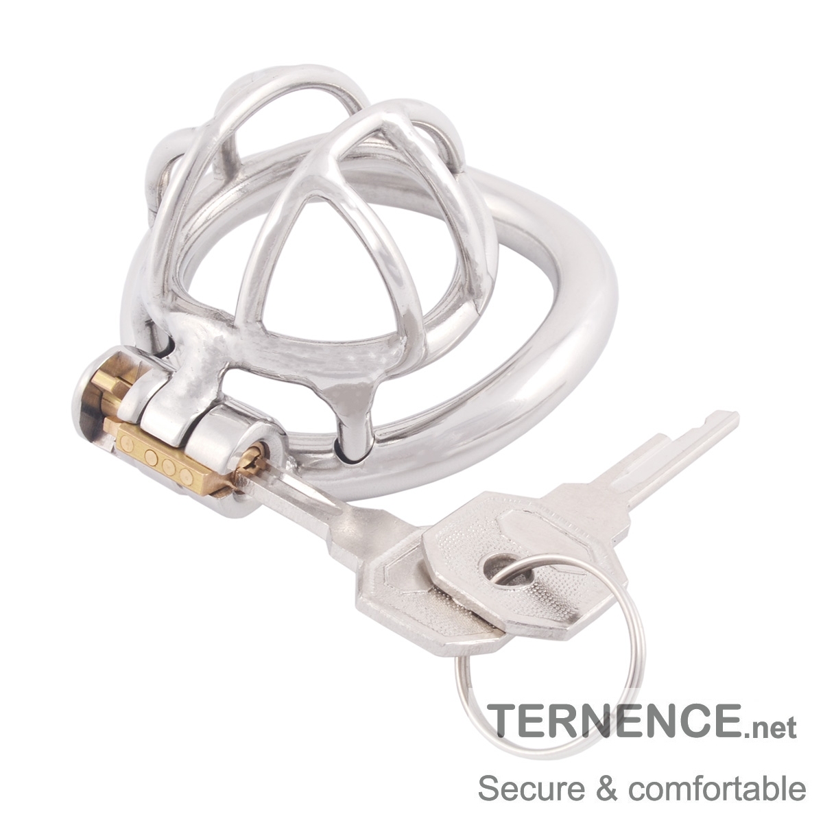 TERNENCE Stainless Steel Small Male Chastity Device Ergonomic Design Cock Cage