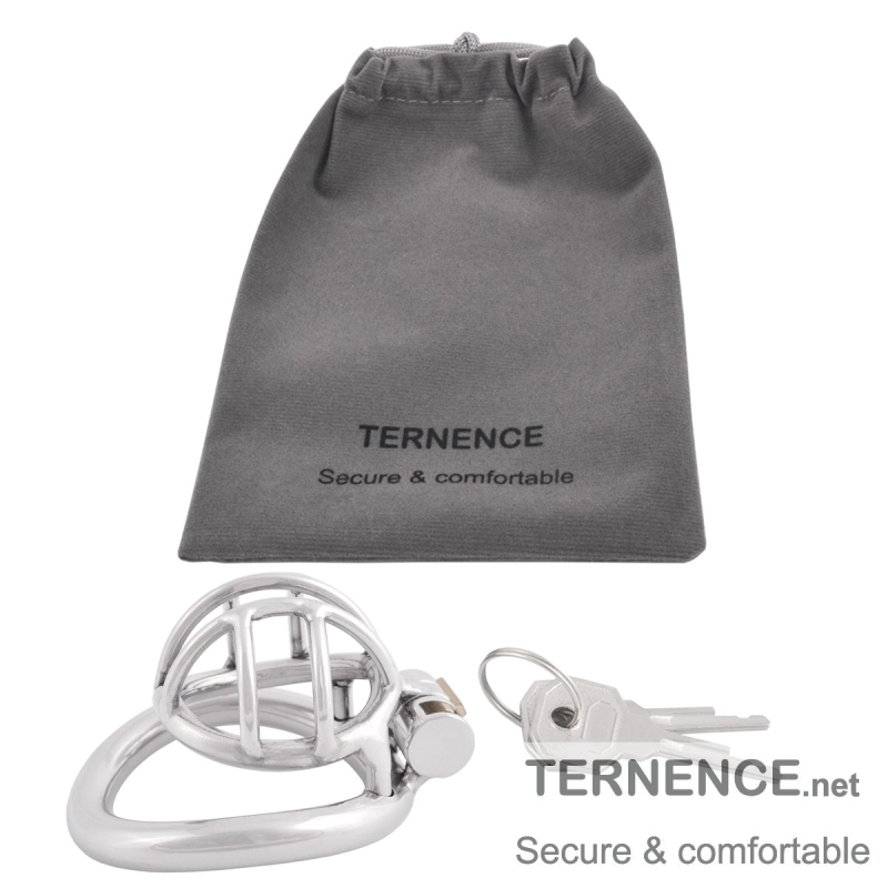 TERNENCE Stainless Steel Small Male Chastity Device Ergonomic Design Cock Cage