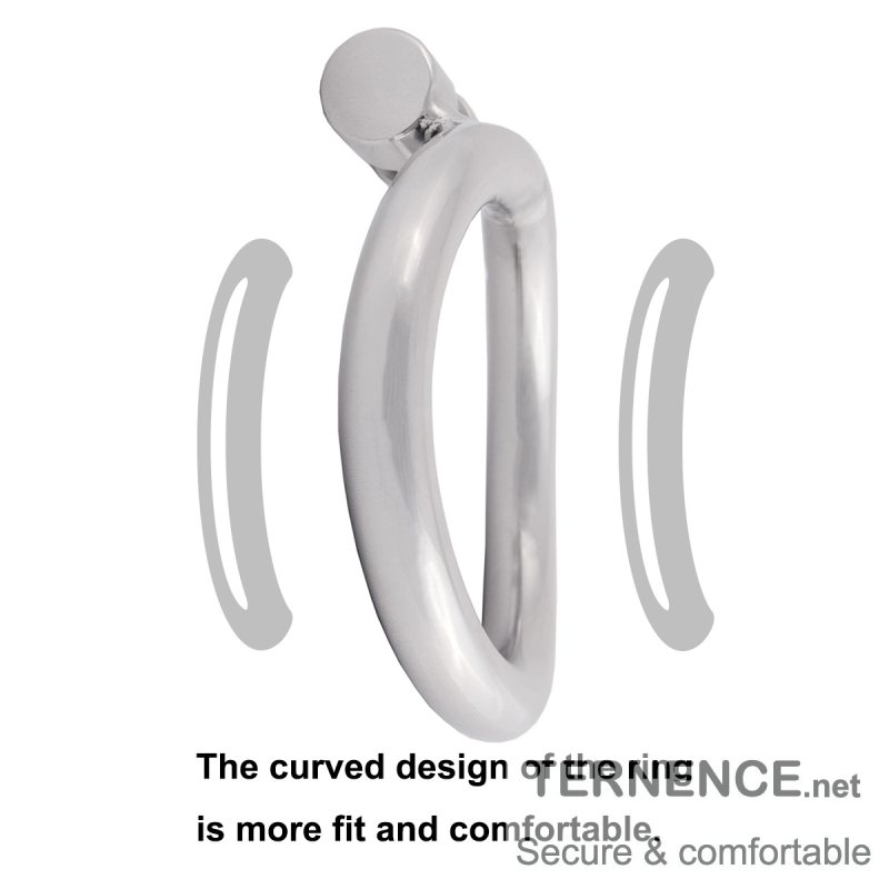 TERNENCE Stainless Chastity Device Ergonomic Design Cock Cage Base Ring Male Spares