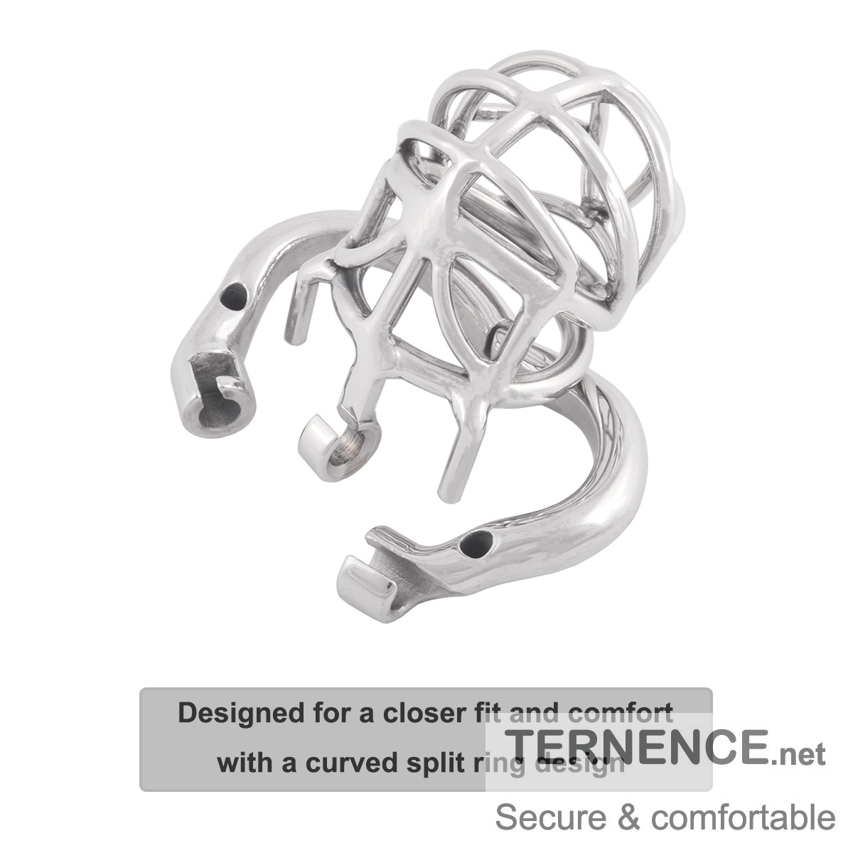 TERNENCE Medical Grade Stainless Steel Chastity Device Ergonomic Design Belt Restraint Men Bondage Fetish