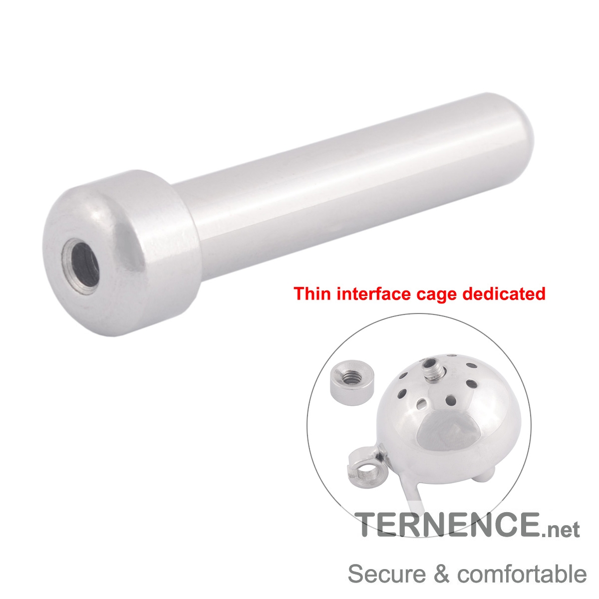 TERNENCE Stainless Steel Male Chastity Device Accessories 8mm tubing (0.5mm Cage Steel Tube)