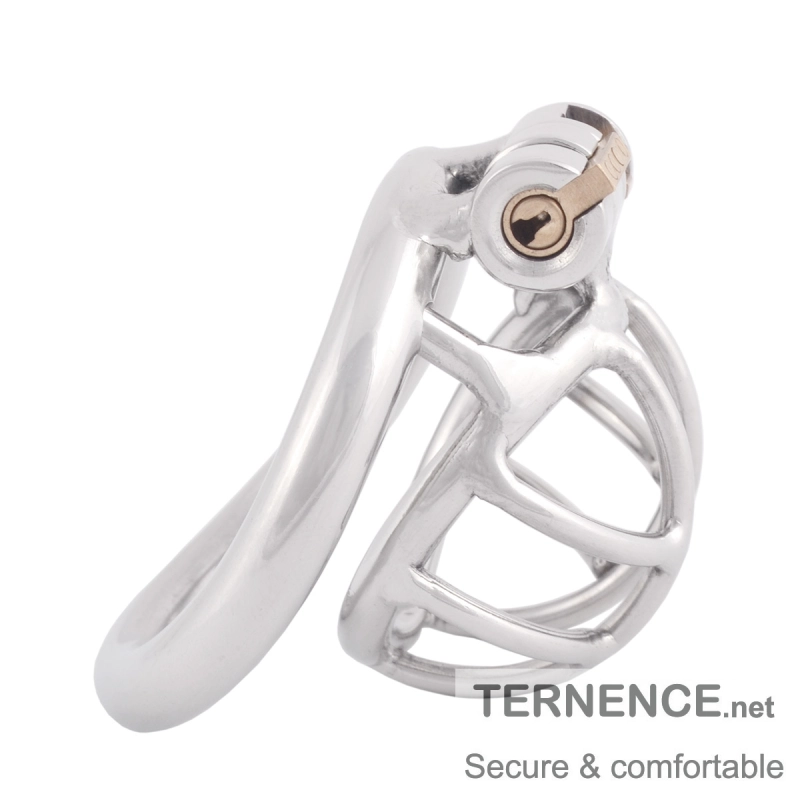 TERNENCE Stainless Steel Small Male Chastity Device Ergonomic Design Cock Cage